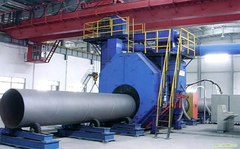 白城自动环保钢管内壁喷砂机