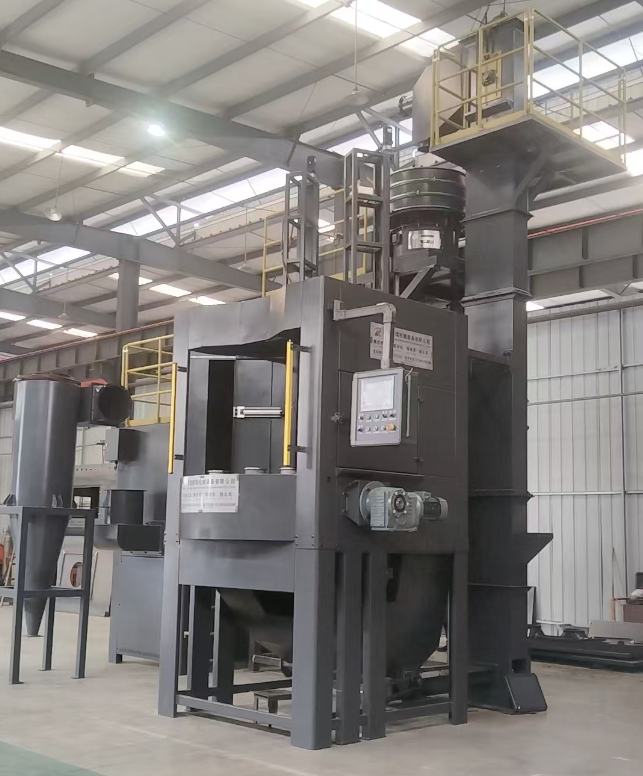 白城转盘式喷砂机 提升圆形工件处理效率