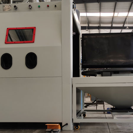 白城无尘喷砂机半自动模具喷砂机