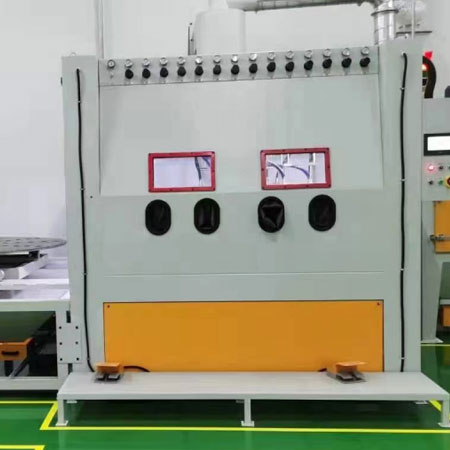 白城高效生产，从箱体手动喷砂机开始，提升零部件质量